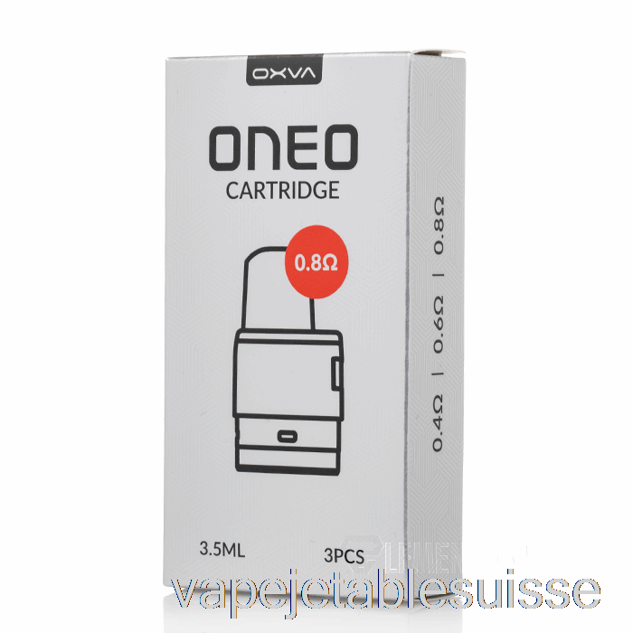 Vape Suisse Oxva Oneo Dosettes De Remplacement 0.8ohm Dosettes Oneo
